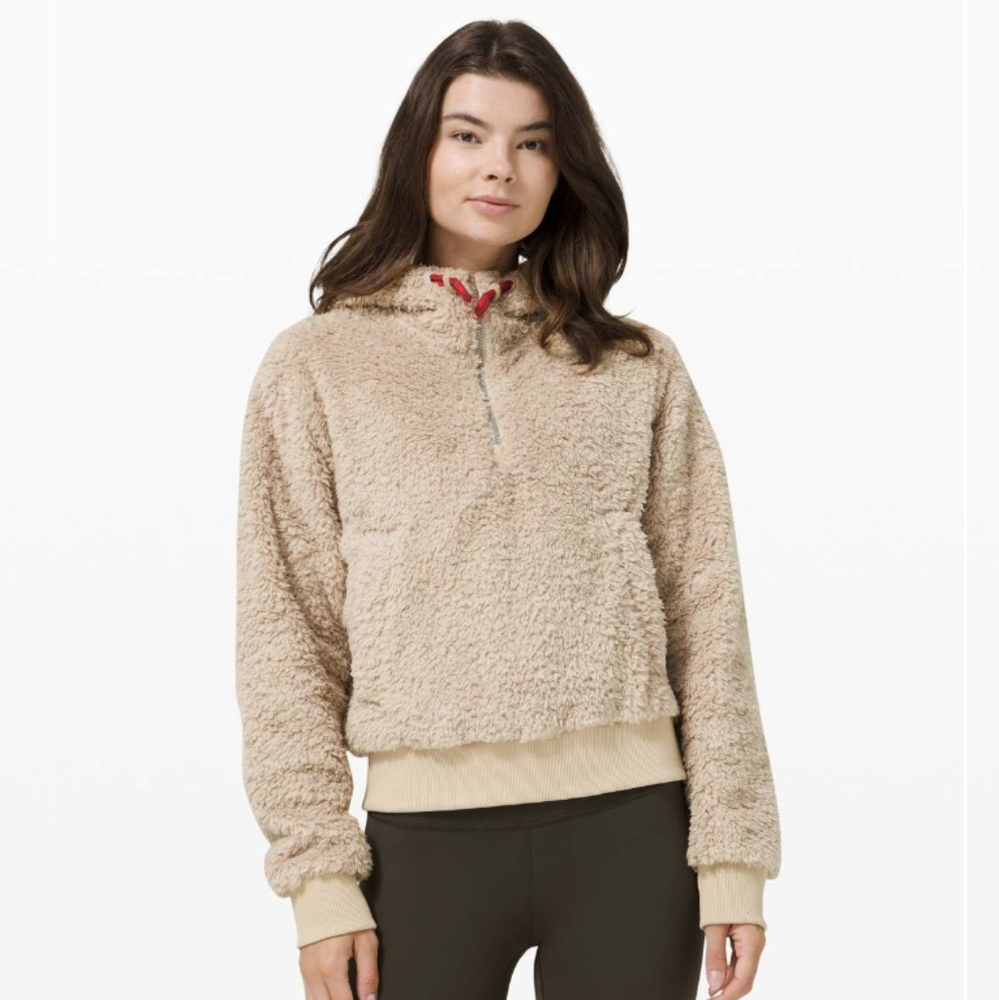 Lululemon Oh So Sherpa Half Zip asTrench